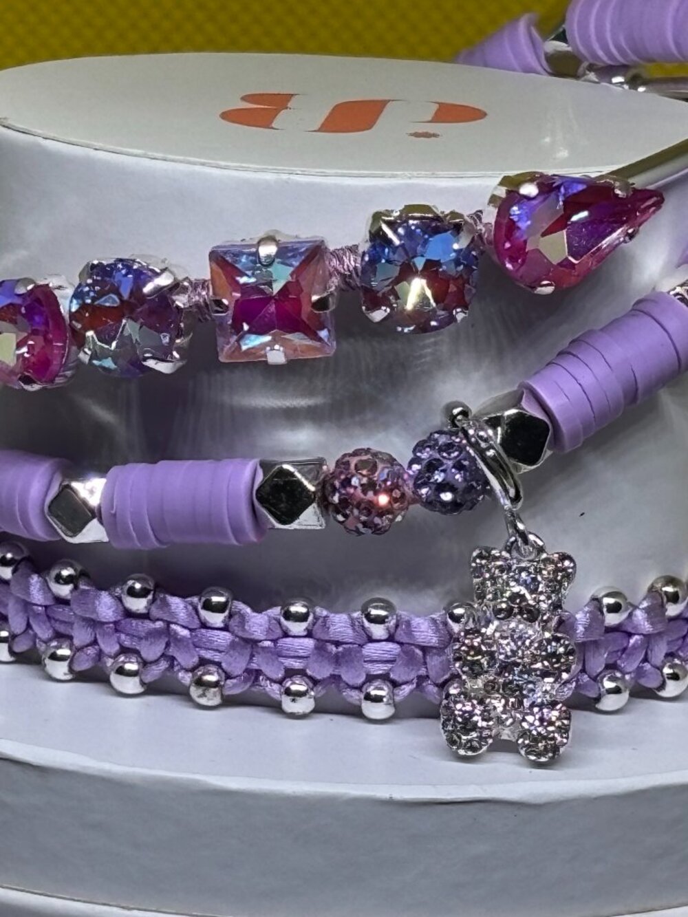 Bomb Party "Gummy Bear Delight" Luxury 3 Bracelet Stacks Set RBP6025